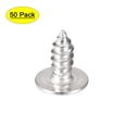 thumbnail image 1 of Tornillos autorroscantes de cabeza Phillips de acero inoxidable 304 Uxcell #8 x 3/8" 50 Pack, 1 of 5
