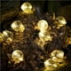 thumbnail image 2 of Cadena De Luces Con Energía Solar Cadenas De Lámparas Bombilla Transparente Led Con 2 Modos De Iluminación Para Patio Jardín Bar Pasarela Fiesta En El Patio 16.4Ft 20Led Minnieouse HA016452-00, 2 of 7