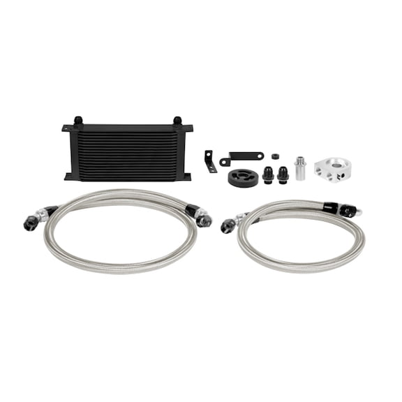 Mishimoto MMOC-WRX-08BK Oil Cooler Kit Compatible With Subaru WRX 2008-2014 Black