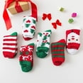 thumbnail image 4 of Zando Christmas Fuzzy Socks for Women Winter Cozy Socks Women Fuzzy Warm Fluffy Slipper Socks Fleece Socks 6 Pairs Christmas Gifts, 4 of 5