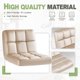 thumbnail image 5 of JJUN Bar Stools Modern Pu Leather Swivel Adjustable Hydraulic Bar Stool Square Counter Height Stool Set of 2 (Khaki), 5 of 8