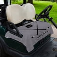 thumbnail image 2 of Golf Cart Seat Covers for 2 Seater,Gray Hockey Microfiber Cart Seat Towel Blanket,Modern Art Vintage Hockey Ball Sports Absorbent Breathable Non Slip Bench Seats Protector for Golf Course 51"x31", 2 of 9