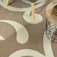 thumbnail image 2 of Paco Home Area Rug with Modern High-Low Effect and Floral Pattern in Beige White - 2' x 3'7" (2'x3'), 2 of 5