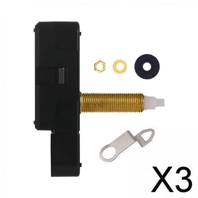 Mecanismo de reloj fácil de instalar, reparación de reloj DIY silenciosa, movimiento de 2-4 paquetes 3 piezas