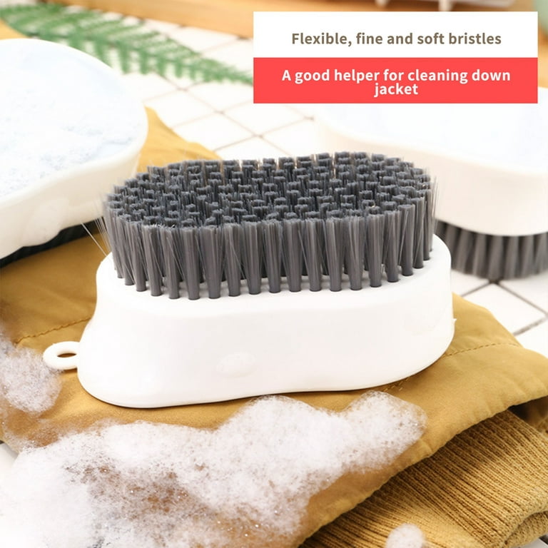 Soft Bristle Laundry Brush Multifunctional Cleaning Brush Household Clothes  Board Brush Soft Shoe Brush