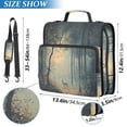 thumbnail image 2 of FORMRS Zipper Binder with Shoulder Strap 2-inch Ring 500 Sheet Capacity File Bag, Retro Forest, 2 of 5