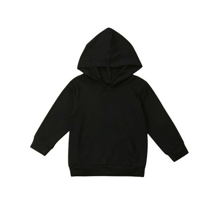

Gupgi Toddler Hooded Sweatshirts Kids Boys Girls Long Sleeve Cotton Hoodies Top