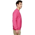thumbnail image 4 of Gildan Mens Heavy Blend Crewneck Sweatshirt, M, Safety Pink, 4 of 6