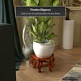 thumbnail image 3 of Red Lantern Fishbowl Stand - Honey - Size 10.5 in. Base Diameter, 3 of 6