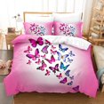 Comforter Cover Set Bedding Cover Set Microfiber Luxury Butterfly