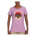 thumbnail image 2 of Wild Bobby, Life is Better with My Daschund Cute, Dog Lover, Women Graphic Tee, Light Pink, Small, 2 of 4