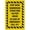 Warning Sign 1, variant on Stay Back Submerged Structure 150 Feet Ahead In Case Of Emergency Call 911 Yellow Sign 8"x12", Rust Free Aluminum Metal Sign, Indoor Outdoor Use for Fence Yard Home Business Road