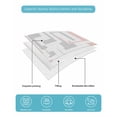 thumbnail image 4 of Quilt King Size Bedding Set, Modern Geometric Pink Reversible Summer Quilt 3 Pieces, Abstract Minimalist Artwork Lines Lightweight Bedspreads Coverlets with 2 Pillow Shams for All Seasons, 4 of 5