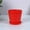 Z-1x Red/M: 5.03in H, 5.11 Dia, variant on Color Plant Pot Flower Pot, Plastic Planter w/Drainage Hole & Saucer, Thick PP Resin Pot for Indoor Plants, Seedlings Succulent Nursery Pot Seed Starting Pot, Garden Pot Planting Containers, Yellow/M