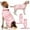 Pink, variant on DENTRUN Dog Surgery Recovery Suit, Dog Onesie After Surgery Breathable Abdominal Wound Skin Diseases Protector, Cone Collar Alternative, Anti Licking Professional Surgical Recovery Costume