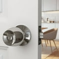 thumbnail image 2 of 6 Pack Door Knob and Lock Set Versa Privacy by Villar Home Designs Black, 2 of 5