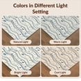 thumbnail image 7 of Design&I 4'x6' Ultra Soft Area Rug, That Horizontal Mediterranean Inspired Abstract Motif Ocean Couch None Fluffy Washable Non Shedding for Bedroom Living Room Home Office, 7 of 7