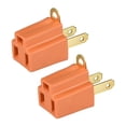 thumbnail image 3 of Clavija Convertidora Steren Naranja 2 Piezas, 3 of 3