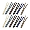 thumbnail image 3 of 12 piezas de cremalleras metálicas de 6 colores, piezas de repuesto de nailon, multifuncionales, tamaño 3 para 20 cm, 3 of 8