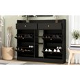 thumbnail image 7 of Shoe Storage Organizer With 4 Flip Drawers, Black, Multifunctional For Entrance Hall Entranceway Rack & Modern, 7 of 7