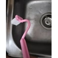 thumbnail image 5 of NAMZI Curved Toilet Brush,8" V-Shaped Plastic Toilet Edge Brush Toilet Cleaner Brush Toilet Under Rim Brush (Pack of 4, Curved Toilet Brush）, 5 of 5