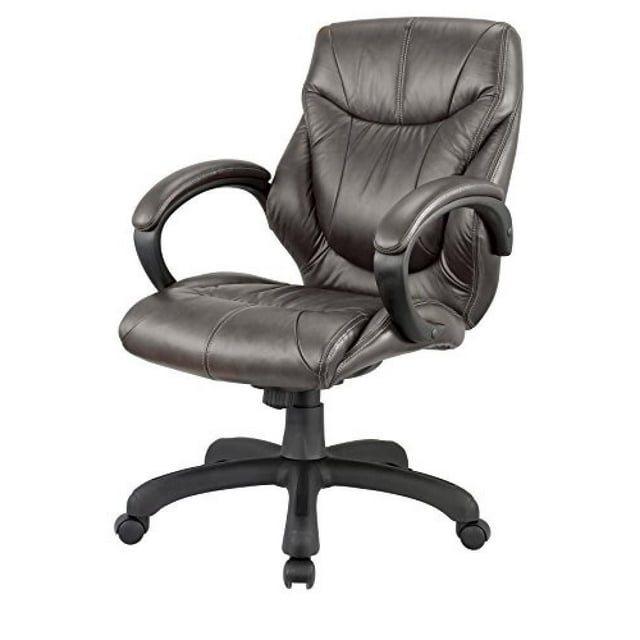 Nicer Furniture chaise de bureau exécutive en cuir véritable