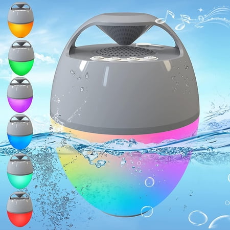 Bluetooth Speaker With Led Rgb Light, Portable Wireless Speaker With ...