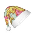 thumbnail image 2 of Bingfone Donut and Blue for Kids Christmas Hat Santa Hat for Boys Girls Teenager for Christmas New Year Xmas Festive Holiday Party Supplies Gifts, 2 of 6