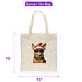 thumbnail image 5 of Hello Winter Abyssinian Frosty Morning Walk Welcome Snowy Christmas Canvas Tote Bag Cat Lover Kitten Owner Gifts Reusable Shopping Grocery Bag - 02018, 5 of 5