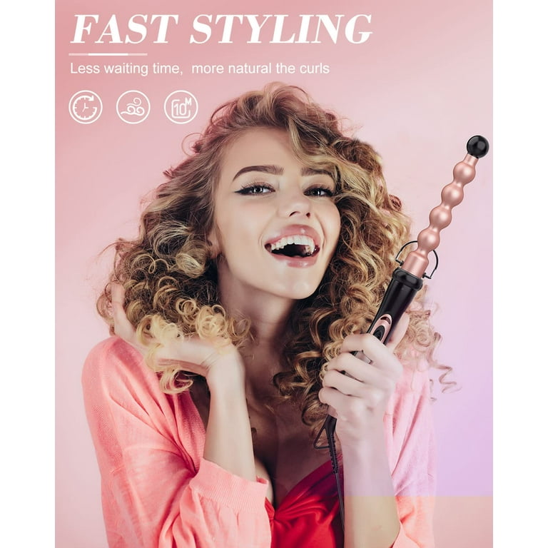 Ustar Hair Curling Iron Wand Individual Interchangeable Barrels