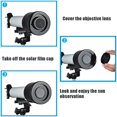 thumbnail image 2 of Fyydes Solar Filter, Telescope Membrane,Solar Filter Sun Film Membrane 50mm Astronomical Telescope Lens Cap, 2 of 7