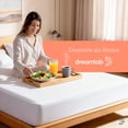 thumbnail image 2 of Dreamlab Protectores de Almohada 100% Impermeables con Cierre, de Tela Suave y Delgada, hipoalergénico, Anti ácaros. Funda Cubre Almohada contra Agua. (4 Pack King: 51 cm x 96 cm), 2 of 9