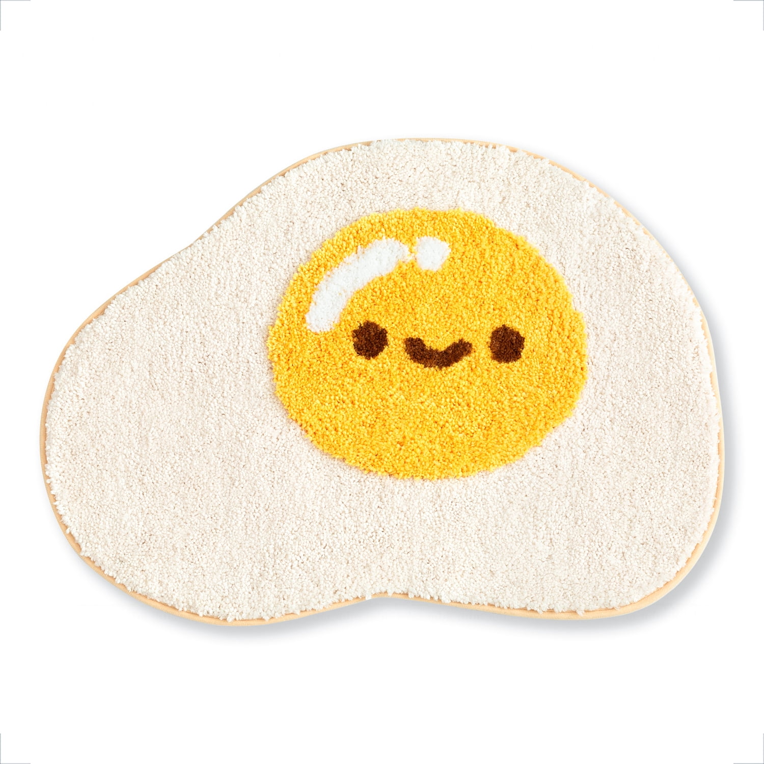 Cute Bear Plush Bath Mat - Super Absorbent Microfiber, Non-Slip Backing, 18"x28", Machine Washable