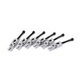 thumbnail image 1 of ruzhgo 6pcs Saddles Double Locking System String Screws Guitars Locked Tremolo Bridges Chrome Replaced Parts Fitting Music Tool, 1 of 6