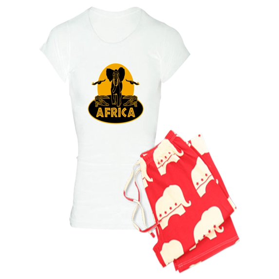 CafePress - Africa Safari - Women's Light Pajamas