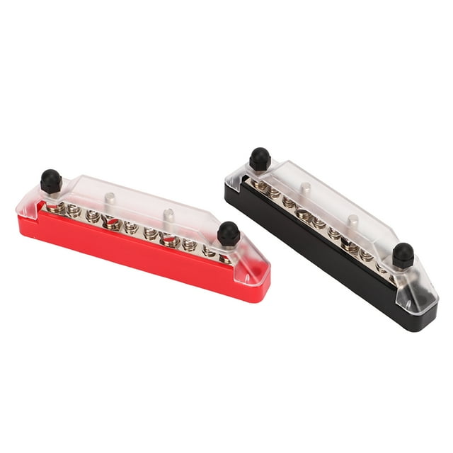 Battery Bus Bar, Flame Retardant Power Distribution Block M6 Studs M4 Screws For Car Truck Marine Boat Yacht ANGGREK IE1619