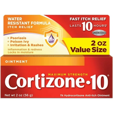Cortizone-10 Maximum Strength Anti-Itch Ointment 2 oz (Pack of 2)