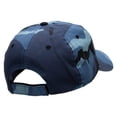 thumbnail image 4 of Military Offroad Embroidered Enzyme Washed Camo Cap - Sky OSFM, 4 of 5