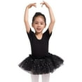 thumbnail image 6 of Dancina Girls Skirted Leotard Sparkle Short Sleeve Tutu Ballet Dress, 6 of 10