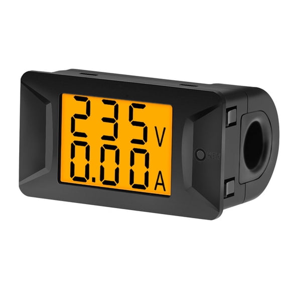 LCD Digital Multimeter Solar Power Meter Ammeter Voltmeter Monitors Voltage Current for 12V/24V/48V Car