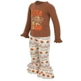 thumbnail image 2 of Girls 2 Piece Little Miss Gobble Turkey Thanksgiving Outfit (8), 2 of 5