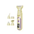 thumbnail image 4 of Afeitadora femenina de bajo ruido, diseño 5 en 1, uso en seco y húmedo, recortadora de vello nasal USB para Beige, 4 of 9