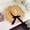 Gaotou 12cm Big Mao Bian-Black Belt, variant on Summer Wind Hat Big Cave, Mao Bian Lafite Paifang Hat Female Beach Hat Out Of The Sea Resort Sunscreen Slipper