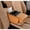 A Orange, variant on Car Armrest Storage Box – Memory Foam Armrest Cushion with Tissue Holder, Cup Holder & Phone Slot, PU Leather, Universal Fit for Most Center Consoles