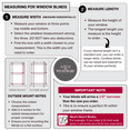 thumbnail image 6 of Lotus & Windoware Cordless 1" Vinyl Mini Blind Light Filtering Horizontal Blind, 17" Width x 48" Length, White, Smooth, 6 of 6