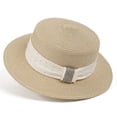 thumbnail image 4 of Levmjia Women Hat Wide Brim Sun Hat Beach Vacation Gardening Outdoor Walking Daily Casual UV Protection Fashion, 4 of 8
