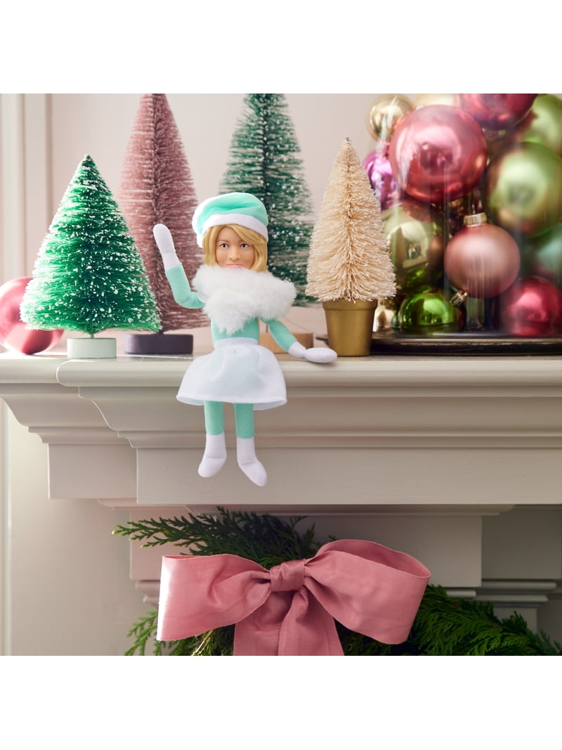 Martha Stewart Martha on The Mantle Christmas Green Plush Figurine