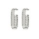 thumbnail image 2 of New semi-circular earrings personality temperament rhinestone earrings earrings, 2 of 2