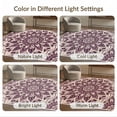 thumbnail image 7 of ODIKA Abstract Boho Symmetrical Border Inspired Solid Minimalist Purple Flowing for Bedroom, Nursery, RV, Pet Friendly & Kids Safe Bedside, 7 of 7