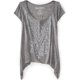 thumbnail image 1 of Camiseta gráfica Tribal Burnout de Aeropostale para mujer, gris, grande, 1 of 1